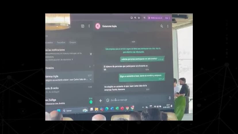 Make queries to your system from WhatsApp: When the idea is born the day before the event... 💀